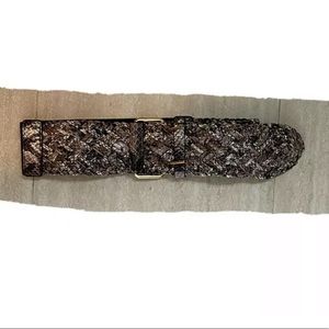 Bcbg Maxazria Braided Woven Medium 2.5” Waist Belt